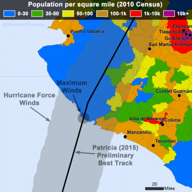 Looking back at Hurricane Patricia – the most powerful tropical cyclone ever